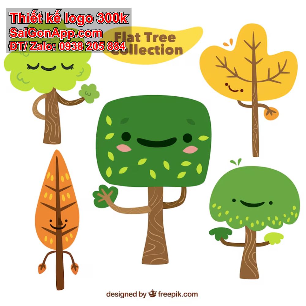 Cây chibi, THIẾT KẾ 300K ĐẸP CHUYÊN NGHIỆP SaiGonApp