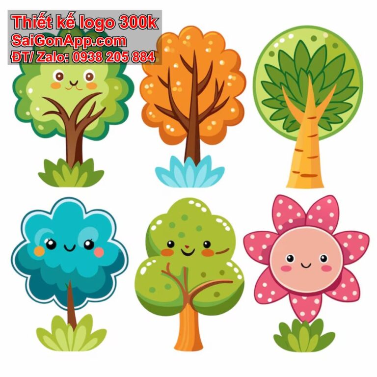 Cây chibi, THIẾT KẾ 300K ĐẸP CHUYÊN NGHIỆP SaiGonApp