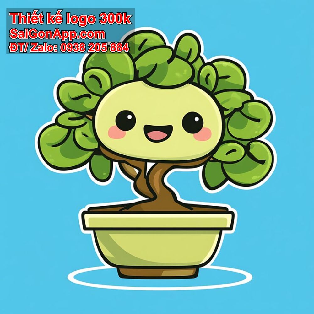 Cây chibi, THIẾT KẾ 300K ĐẸP CHUYÊN NGHIỆP SaiGonApp