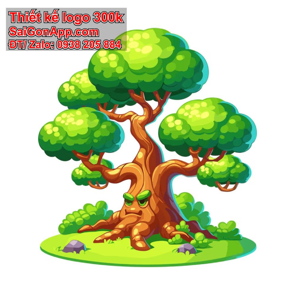 Cây chibi, THIẾT KẾ 300K ĐẸP CHUYÊN NGHIỆP SaiGonApp