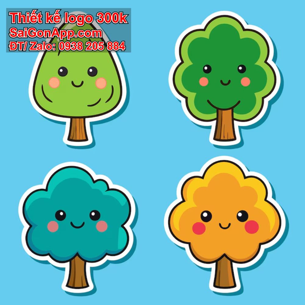 Cây chibi, THIẾT KẾ 300K ĐẸP CHUYÊN NGHIỆP SaiGonApp