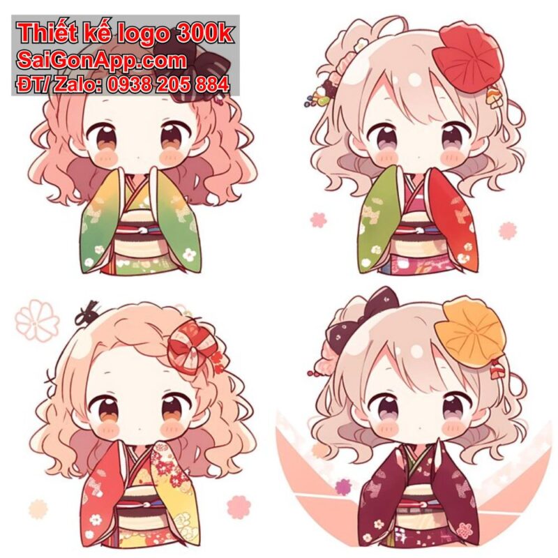 Chibi Mitsuri, THIẾT KẾ 300K ĐẸP CHUYÊN NGHIỆP SaiGonApp