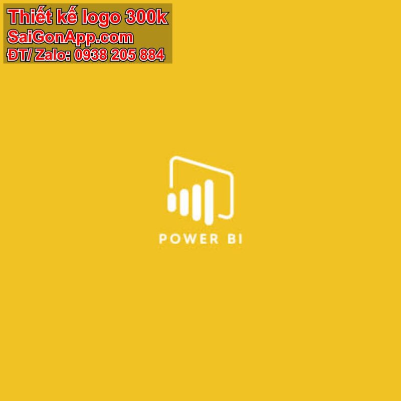 Power bi logo, THIẾT KẾ 300K ĐẸP CHUYÊN NGHIỆP SaiGonApp