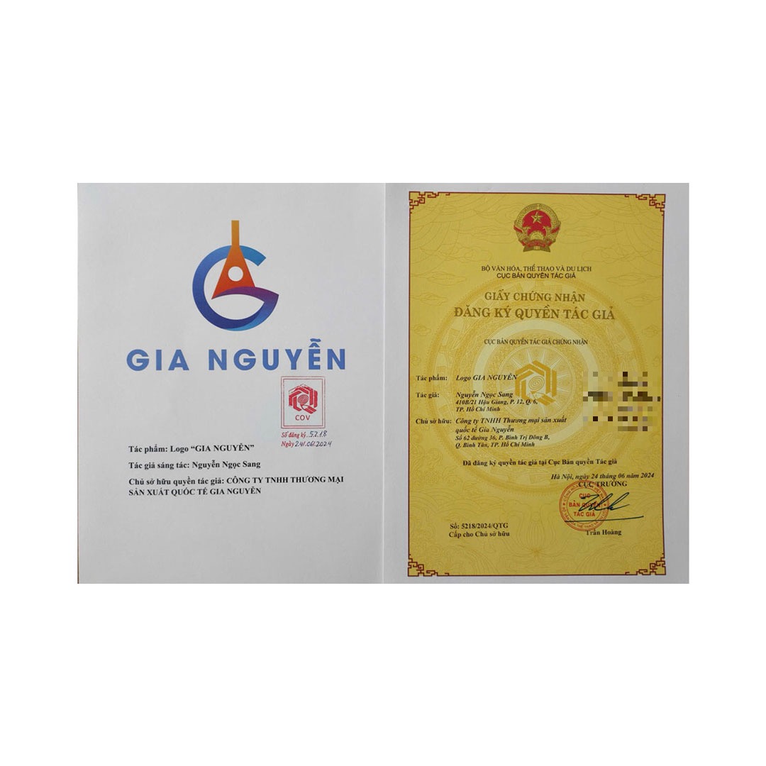 Đăng ký công ty TNHH thương mại sản xuất quốc tế GIA NGUYỄN